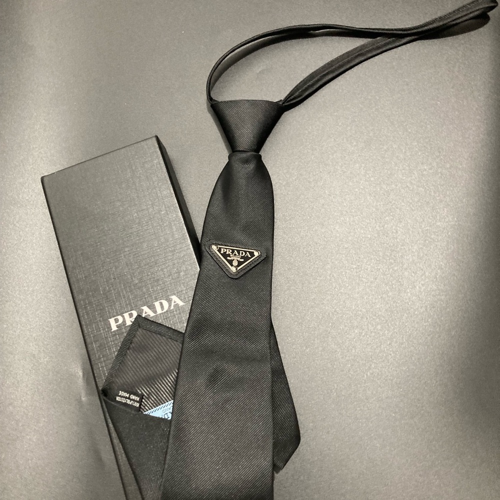 Prada Black Men's Tie